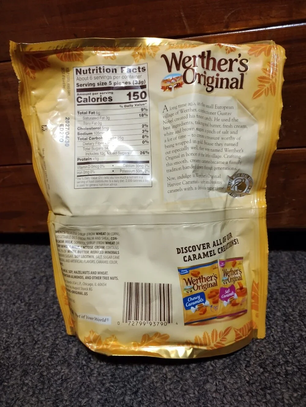 Werthers Original maple crème